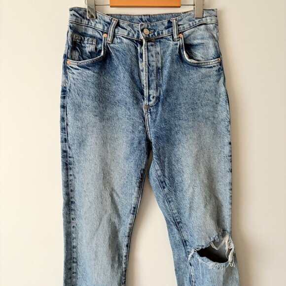 ALLSAINTS Zoe High Rise Stretch Slim Jeans Denim Size 29 - Picture 6 of 9